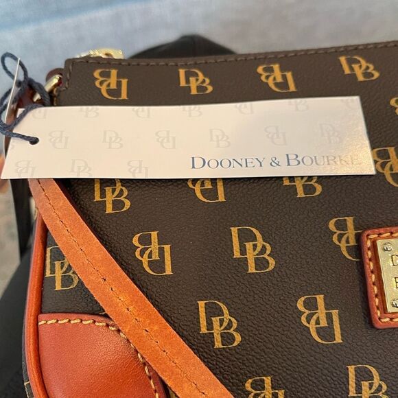 HP 🎉 Dooney & Bourke Gretta Slim Crossbody bag. Color: Brown Tmoro - Picture 12 of 13